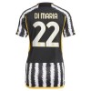 Maillot de Supporter Juventus 2023-24 DI Maria 22 Domicile Pour Femme